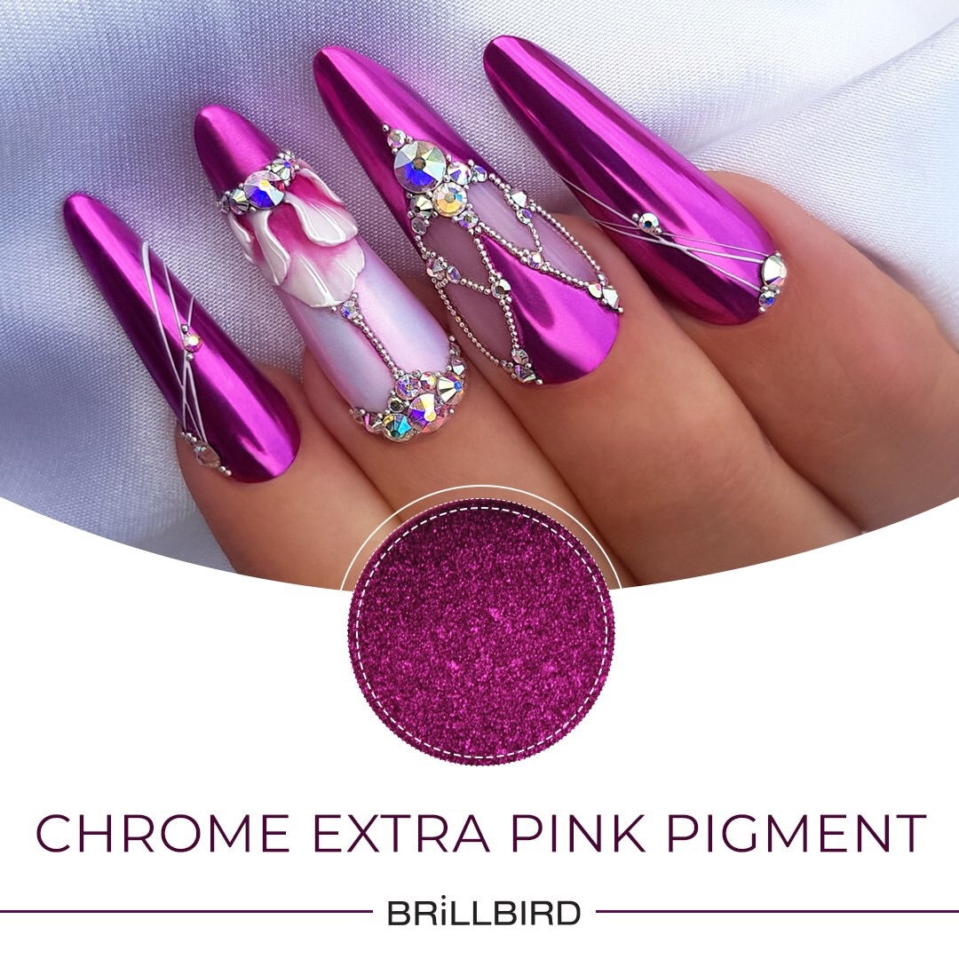 Polvo de cromo - Rosa extra