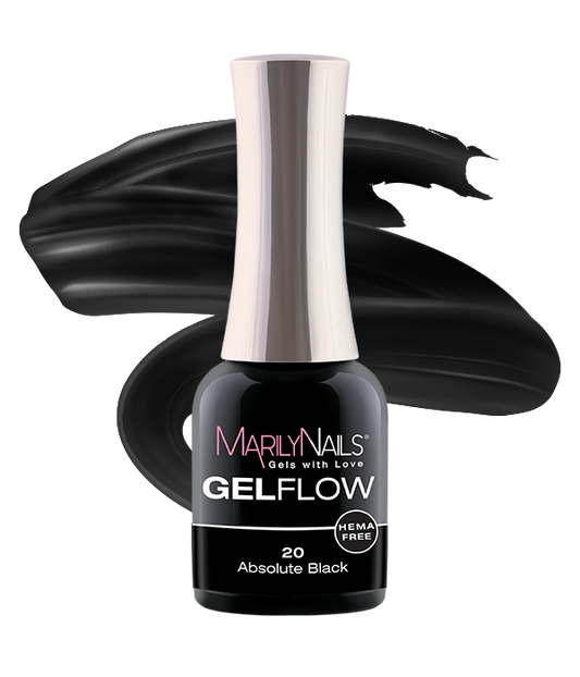 GelFlow - 20 Absolute black hema free