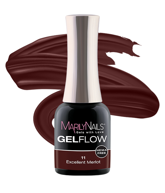 MarilyNails GelFlow - 11 Excelente Merlot
