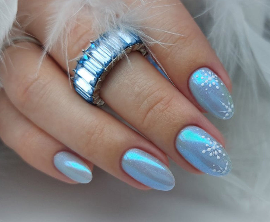 Chrome Powder Diamond Holo - Turquoise