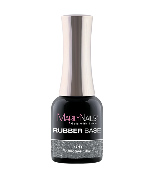 Rubberbase - 12 Reflective silver
