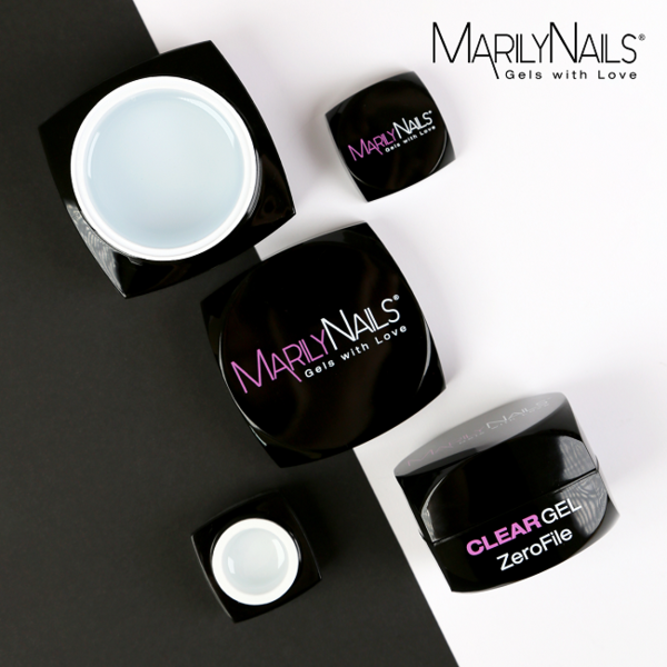 MarilyNails Zerofile Clear Builder Gel