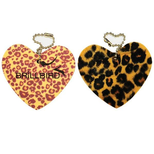 Lima corazón estampado leopardo