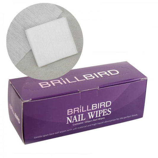 Lint free nail wipes