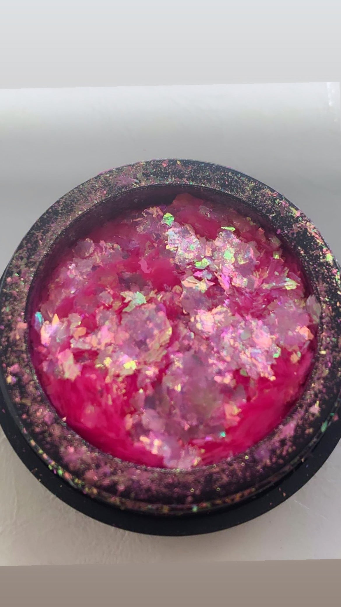 Copos de cromo - Rosa